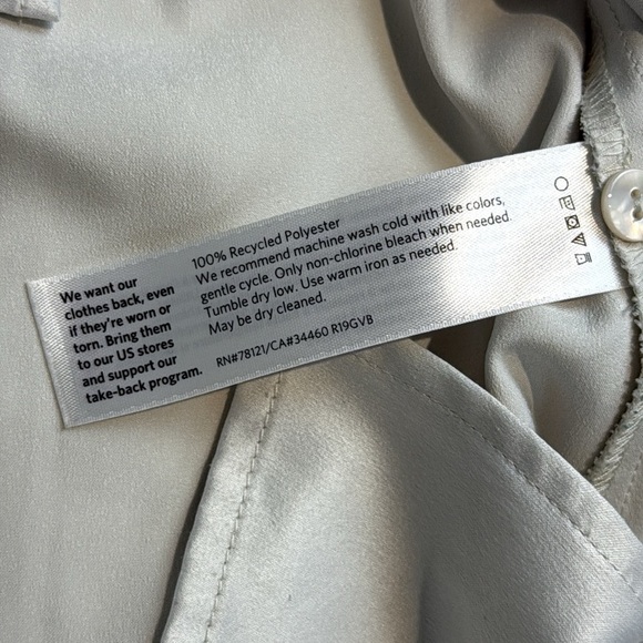 Eileen Fisher Light Grey Camisole Size Medium - Picture 6 of 7